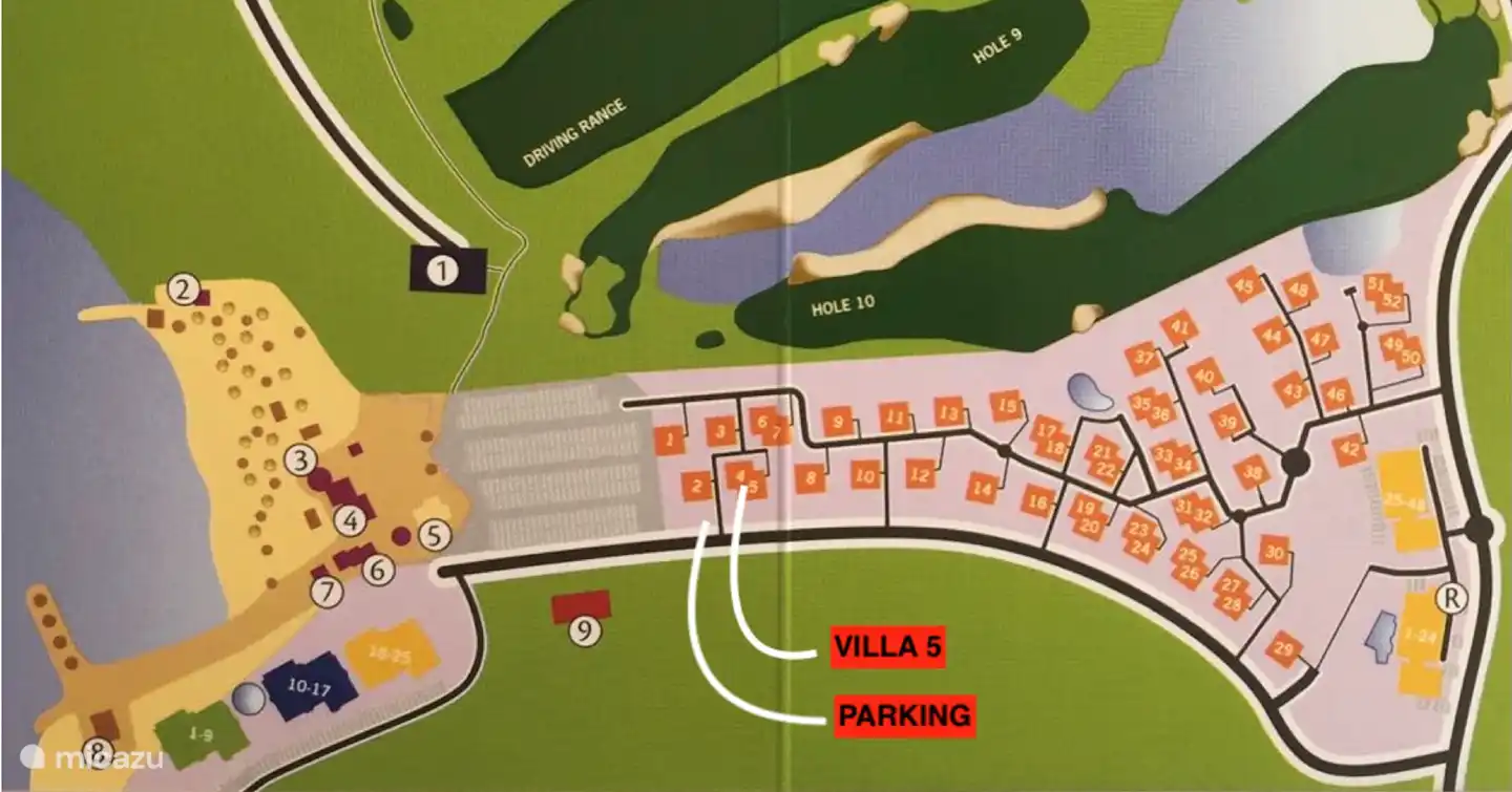 Blue Bay Village - our top villa number 5 is located directly in front of the beach