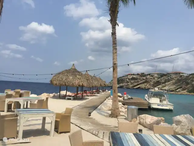 Villa directamente en la playa de Blue Bay en Curazao, Curazao Centro, Blue Bay - villa El muelle de Blue Bay Beach