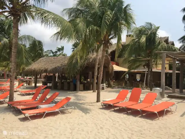 Villa directamente en la playa de Blue Bay en Curazao, Curazao Centro, Blue Bay - villa Restaurante Azzuro en la playa de Blue Bay