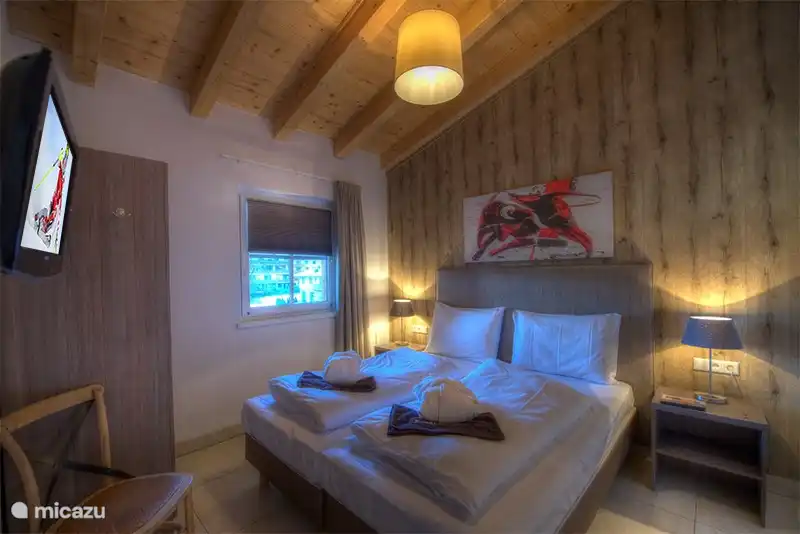 Relájese en las hermosas habitaciones.