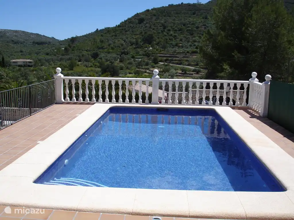 Vista desde la terraza/piscina