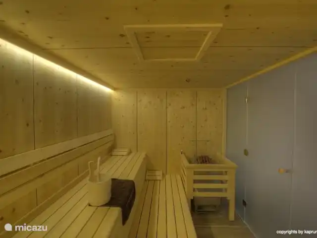 Deer and Dear Luxury Chalet, App. A en Austria, Salzburgo, Piesendorf - apartamento Mucho espacio en la lujosa sauna.