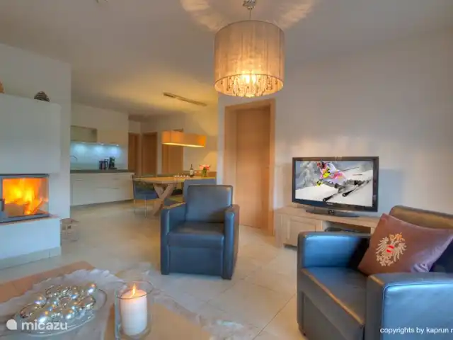 appartement huren in Oostenrijk, Salzburgerland, Kaprun – Kaprun Mountain Resort TopB14 Veel ruimte en u kunt altijd samen zijn, van keuken tot woonkamer.