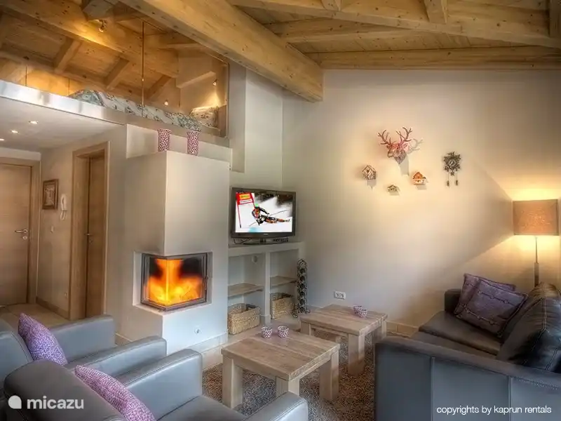 Enjoy by the fireplace in your luxurious lounge chair or on the couch.