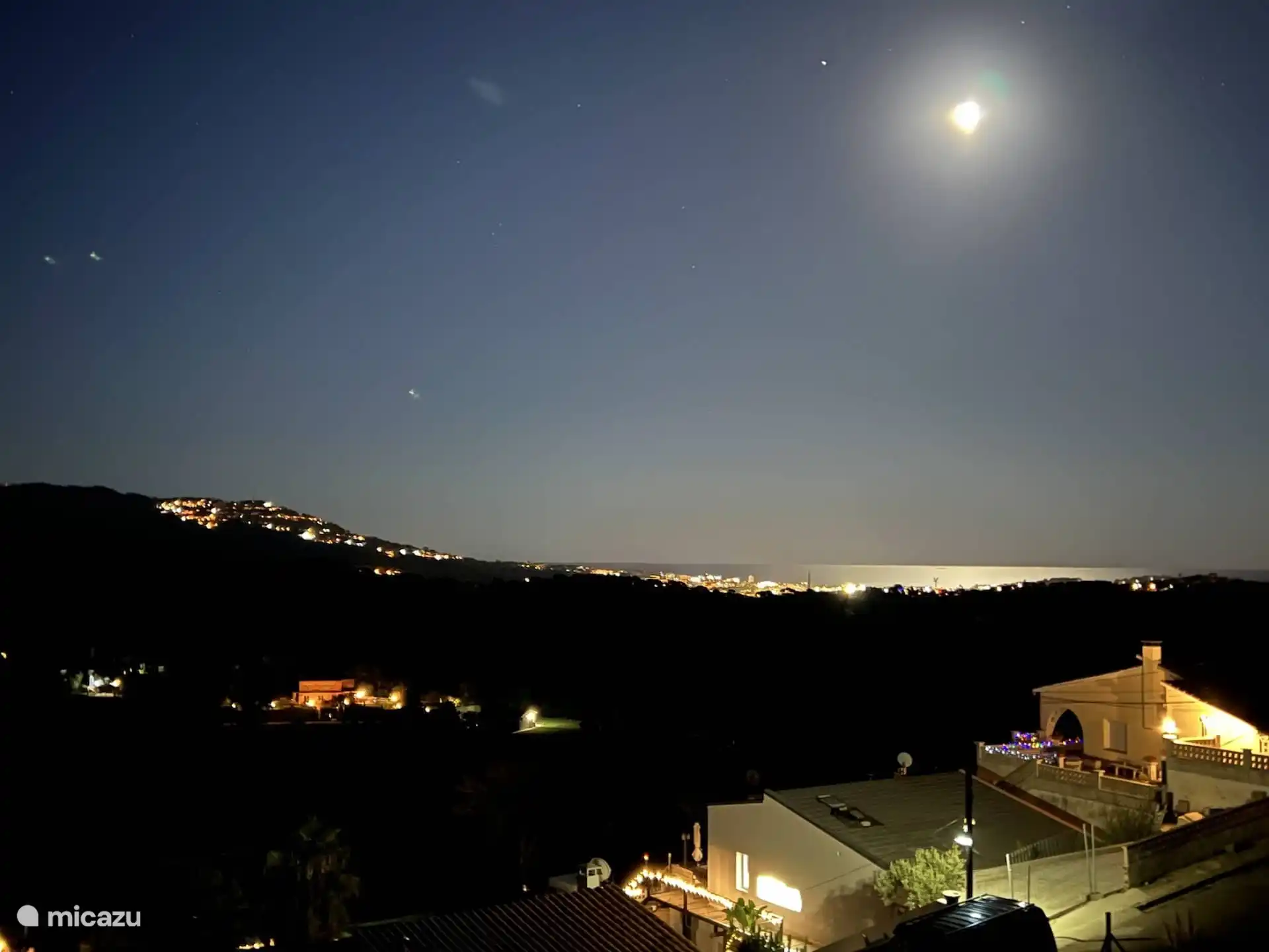 Nachts eine schöne Aussicht