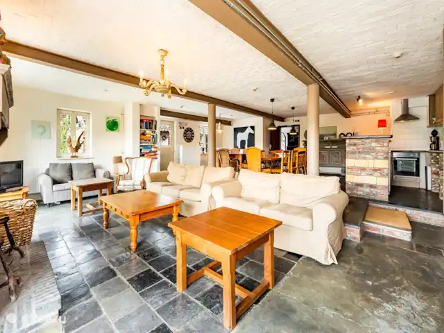 El huerto de manzanas en Bélgica, Limburgo, Voeren - casa vacacional