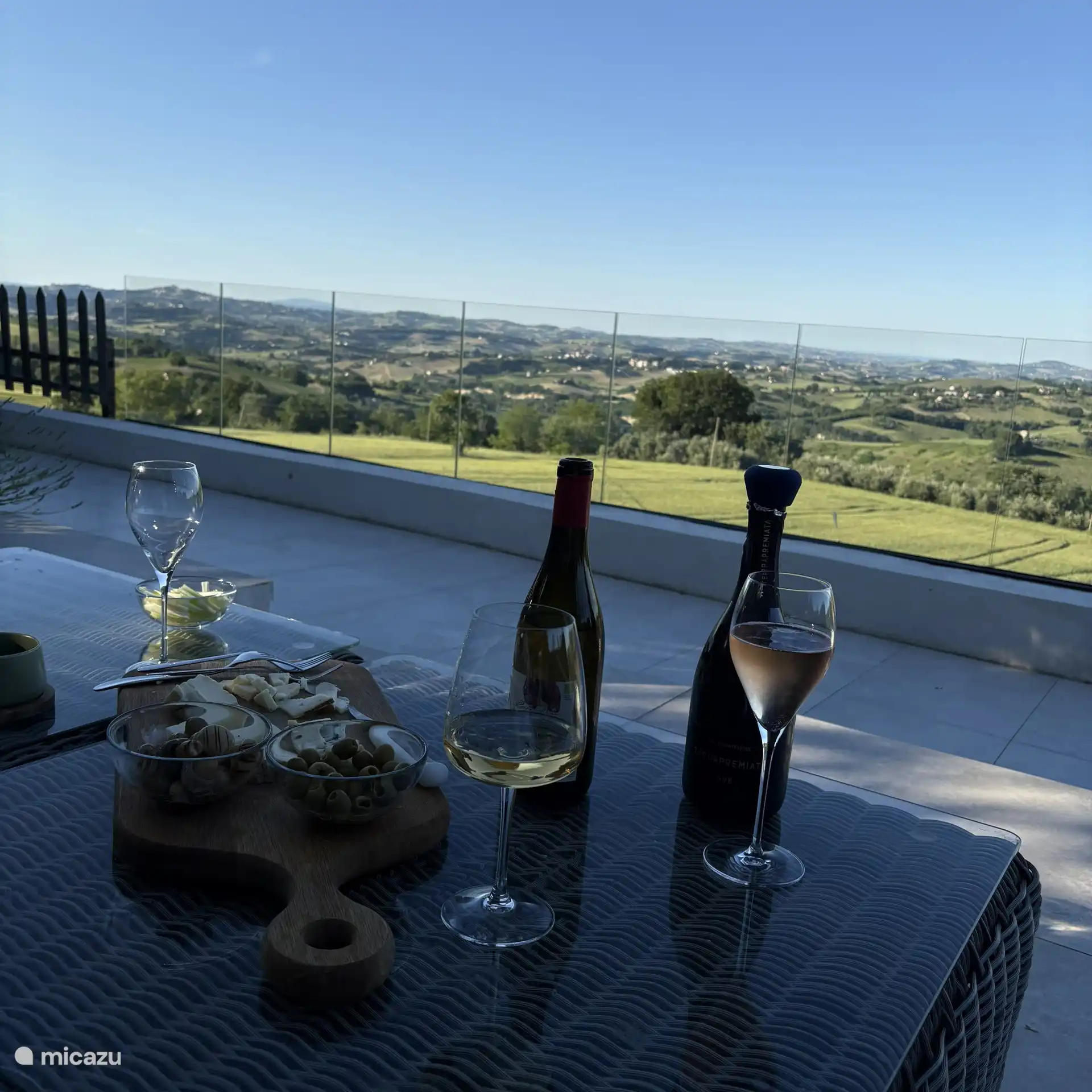 Abend auf der Terrasse
