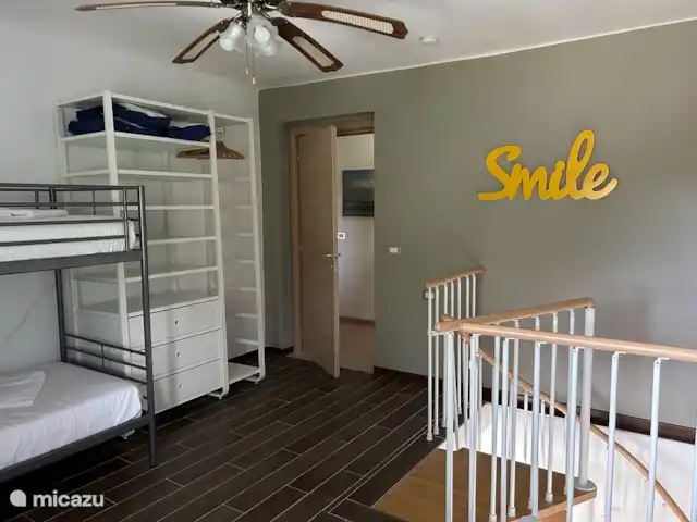 Casa Vista Verde | Italie, Marche, Montelparo - maison de vacances Chambre 3 - avec lits superposés - maison principale
