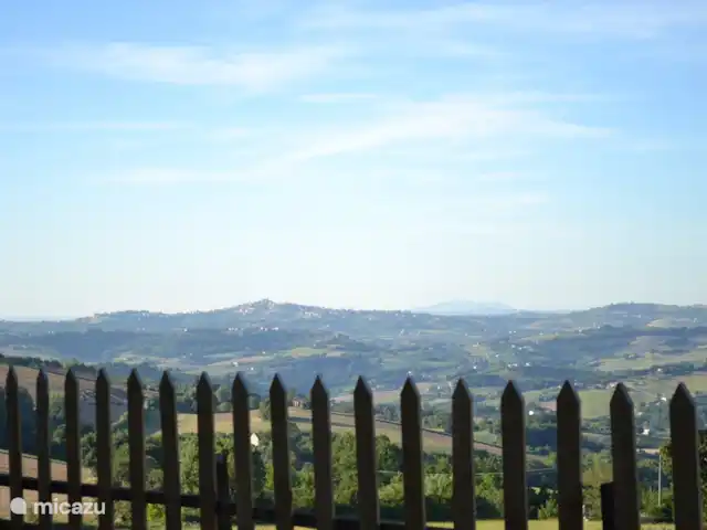 Casa Vista Verde | Italie, Marche, Montelparo - maison de vacances vue de la terrasse