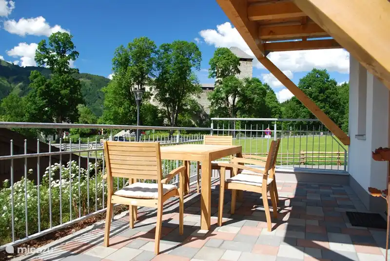 Beautiful scenery near the old castle