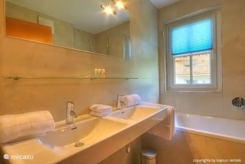 There are two luxurious bathrooms.