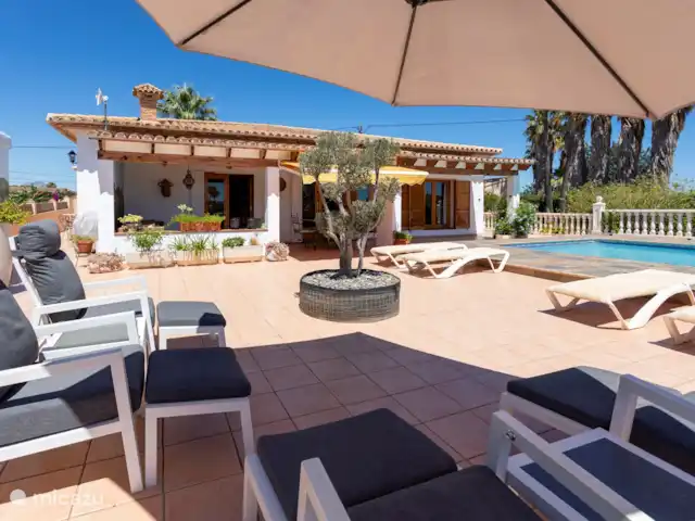 Casa Tosalet huren in Spanje, Costa Blanca, Dénia - villa Terras en zicht op het huis