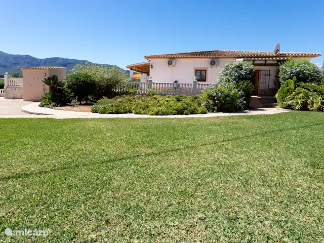 Casa Tosalet huren in Spanje, Costa Blanca, Dénia - villa Zijkant met voordeur.