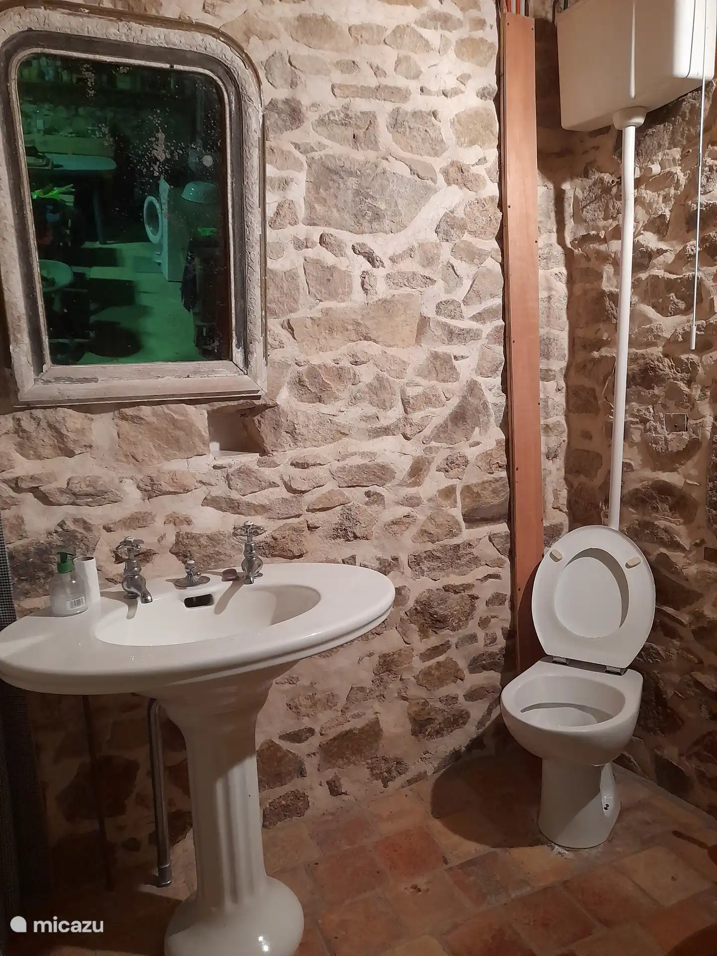 salle de bain en bas