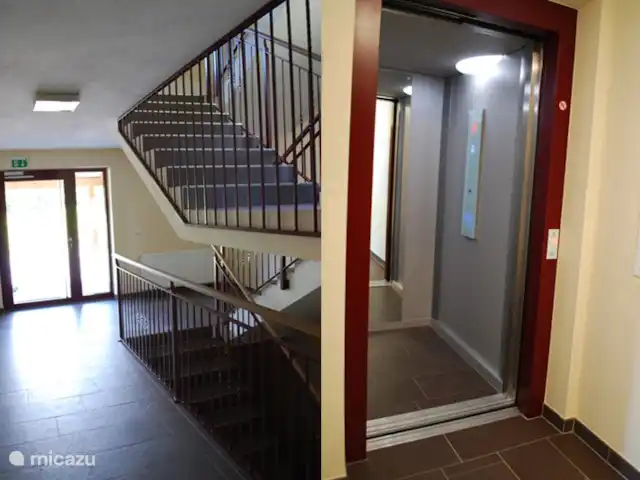 penthouse huren in Oostenrijk, Salzburgerland, Kaprun – Residenz an der Burg PenthouseTop7B Zowel een trap als een lift