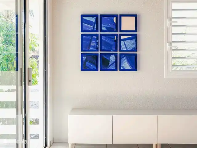 Ç Ver Villa en Curazao, Banda Arriba (este), Bapor Kibra - casa vacacional Nuevo arte de @ateljeewg