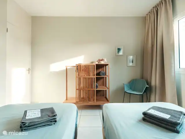 Ç Ver Villa en Curazao, Banda Arriba (este), Bapor Kibra - casa vacacional Tercer dormitorio.