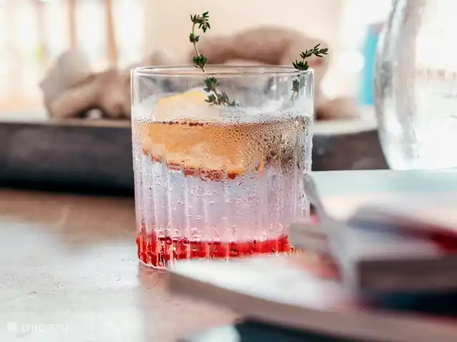 Ç Ver Villa en Curazao, Banda Arriba (este), Bapor Kibra - casa vacacional Cócteles en el porche.