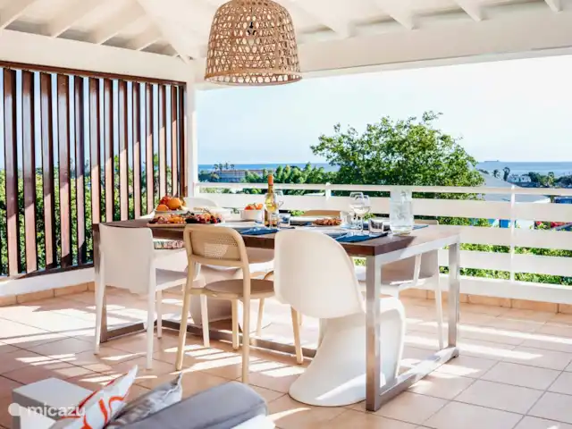 Ç Ver Villa en Curazao, Banda Arriba (este), Bapor Kibra - casa vacacional Cena con vistas :)