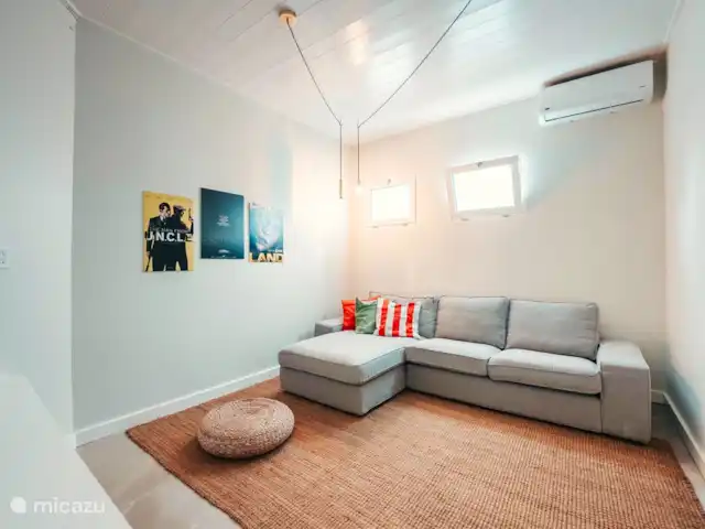 Ç Ver Villa en Curazao, Banda Arriba (este), Bapor Kibra - casa vacacional Cuarto de televisión.