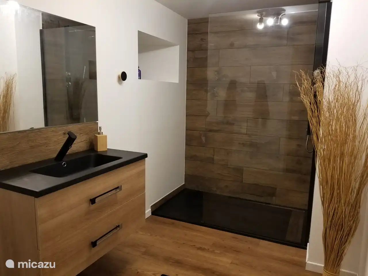 New bathroom with walk-in shower