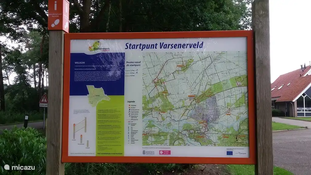 500 Meter von der Vechtdal Haus ist der Startpunkt Varsenerveld