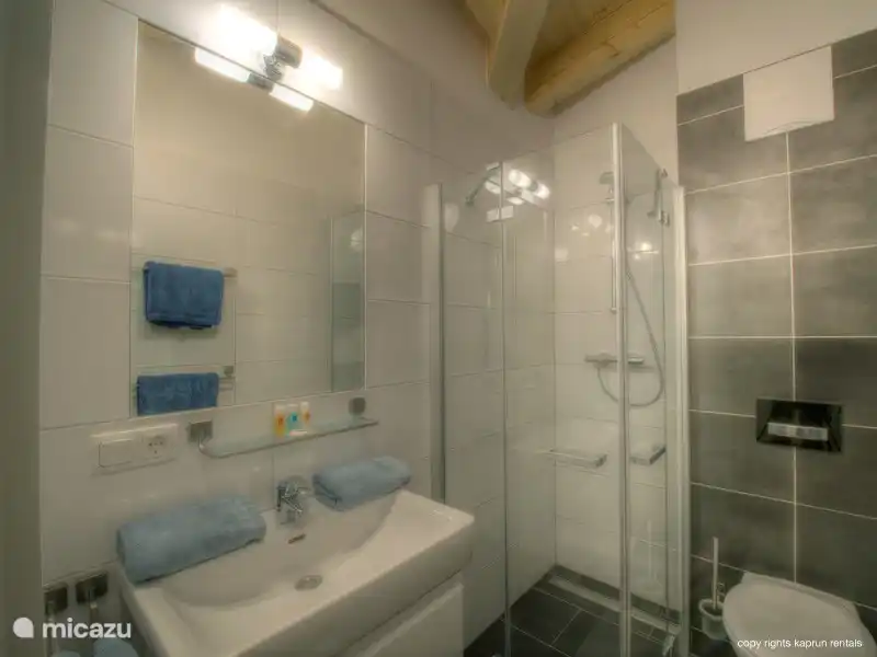 Es gibt zwei geräumige Badezimmer, eine separate Toilette und Waschraum.