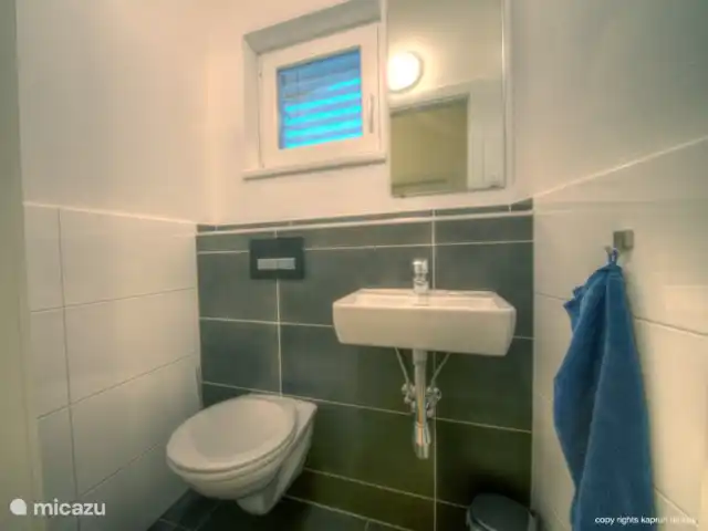 Residencia Kitzsteinhornblick Top2 en Austria, Salzburgo, Zell am See - penthouse Hay 2 baños amplios y lujosos, un aseo independiente y un lavadero.