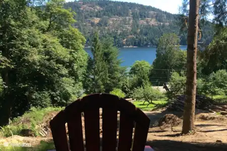 Vakantiehuis Canada, British Columbia, Salt Spring Island - glamping / safaritent / yurt Xella uitzicht