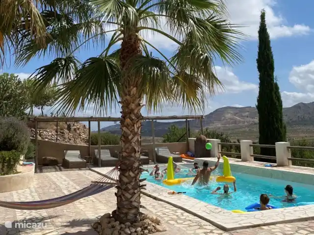 Location de Vacances Espagne, Costa Blanca, Hondón de las Nieves, maison de vacances - Cueva La Canalosa Piscine privée