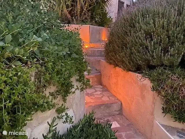 Location de Vacances Espagne, Costa Blanca, Hondón de las Nieves, maison de vacances - Cueva La Canalosa Joli jardin méditerranéen
