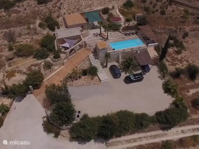 Location de Vacances Espagne, Costa Blanca, Hondón de las Nieves, maison de vacances - Cueva La Canalosa Piscine privée