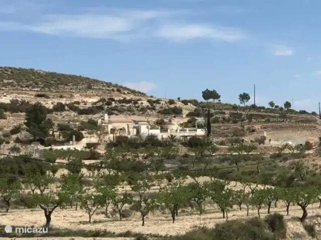 Location de Vacances Espagne, Costa Blanca, Hondón de las Nieves, maison de vacances - Cueva La Canalosa Emplacement privé!