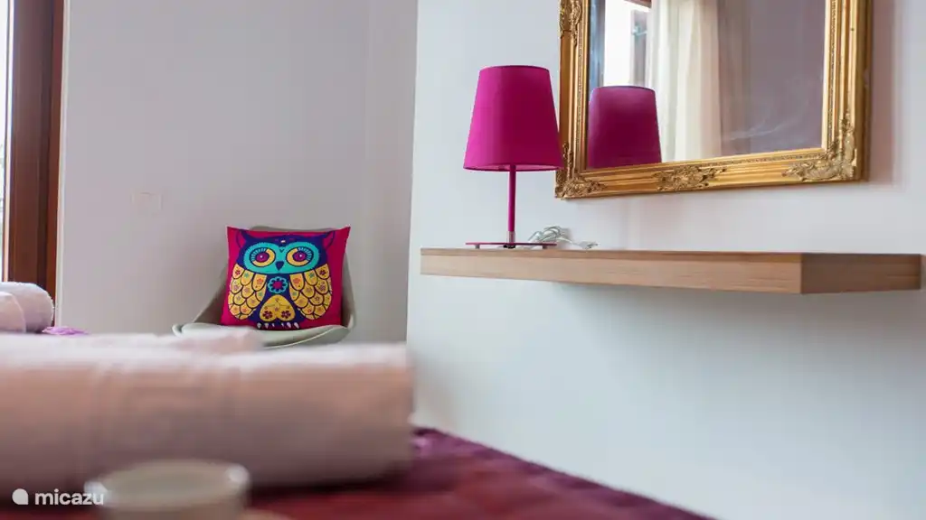 slaapkamer paars details