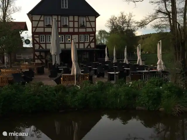 *Bosrijk* Kellerwald Edersee Unesco huren in Duitsland, Sauerland, Frankenau - vakantiehuis Restaurant de Walkemühle in Frankenberg - oude watermolen (13,6 km)