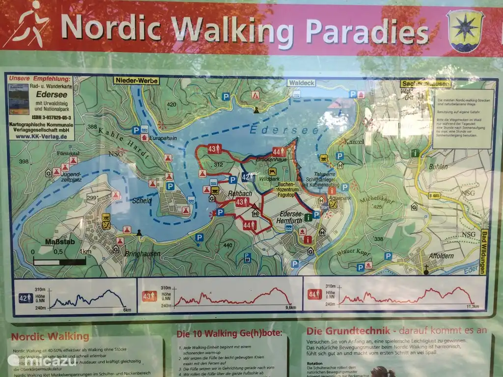 Nordic Walking Ausgangspunkt Hemfurth bei der Sperrmauer