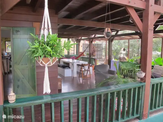 Location de Vacances Aruba, Aruba central, Santa Cruz, villa - Villa Luna Llena une des nombreuses terrasses