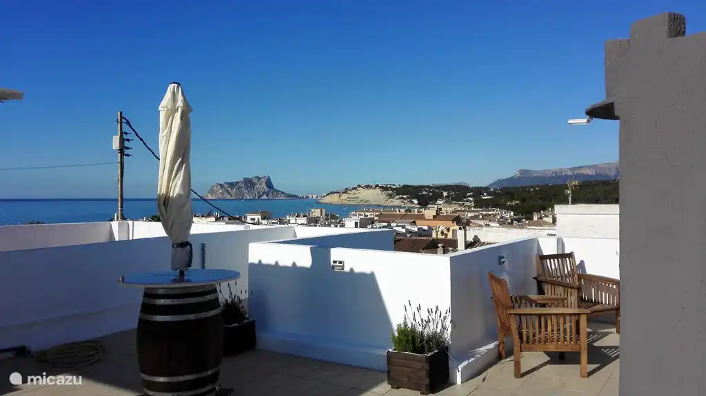 Apartment mit fantastischem Meerblick in Spanien, Costa Blanca, Moraira - Appartement