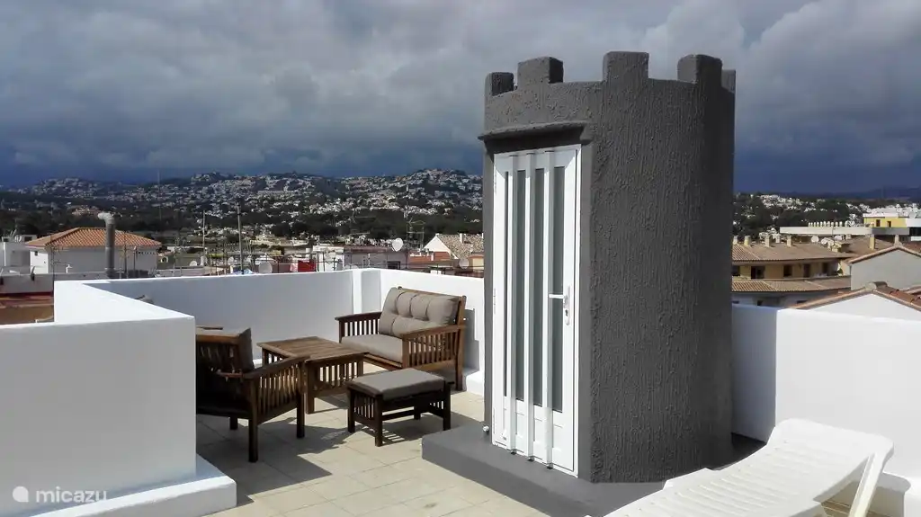 Apartment mit fantastischem Meerblick in Spanien, Costa Blanca, Moraira - Appartement