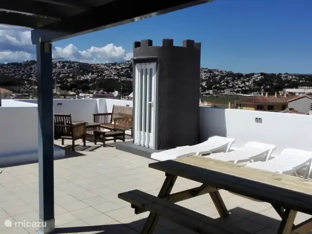 Penthouse avec super vue mer | Espagne, Costa Blanca, Moraira - appartement vue depuis la terrasse