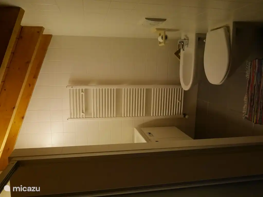 El primer baño con cabina de ducha.