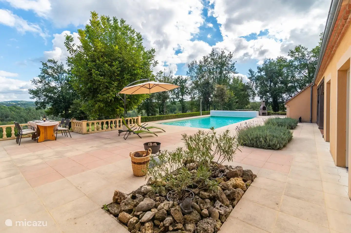 Die Aussicht von La Grande Maison