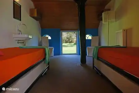 Vacation rental Netherlands, Drenthe, De Wolden farmhouse The Roos family Drenthse Spacious bedroom on the ground floor