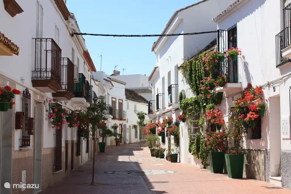 Estepona; einer der schönsten Orte an der Costa del Sol, mit vielen Einkaufsstraßen und mehrere schöne Plätze. Noch nie dagewesene Auswahl an guten und erschwinglichen Restaurants (ca. 10 km. von unserer Wohnung)