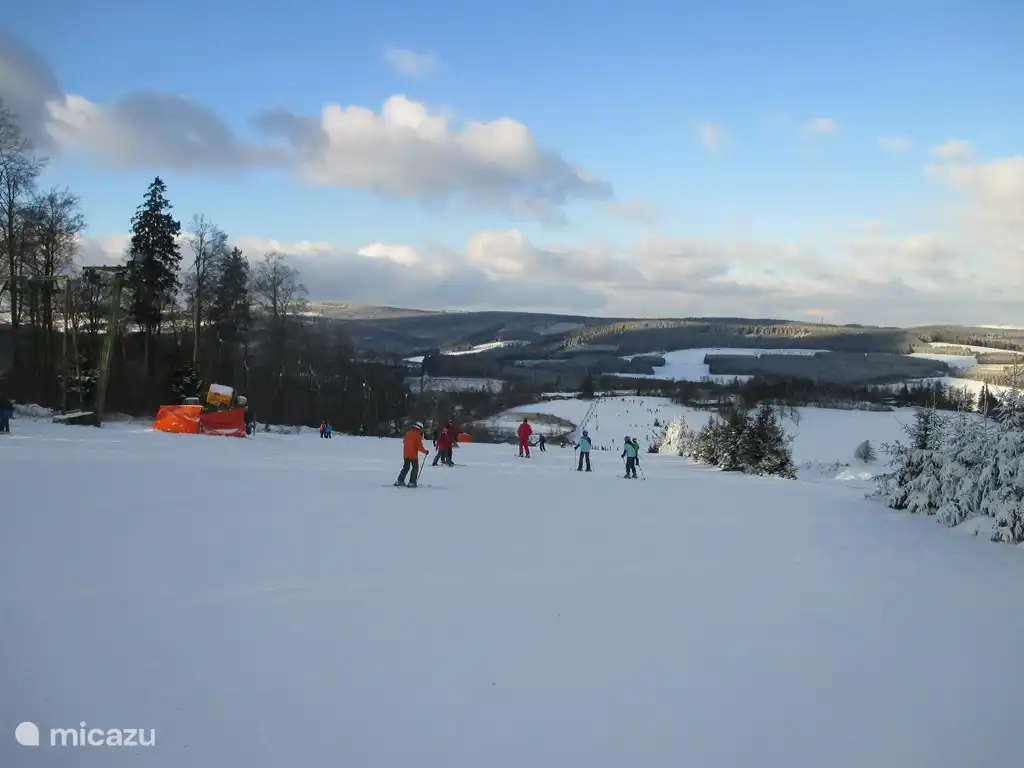 Skifahren auf dem Homberg in Züschen / Winterberg