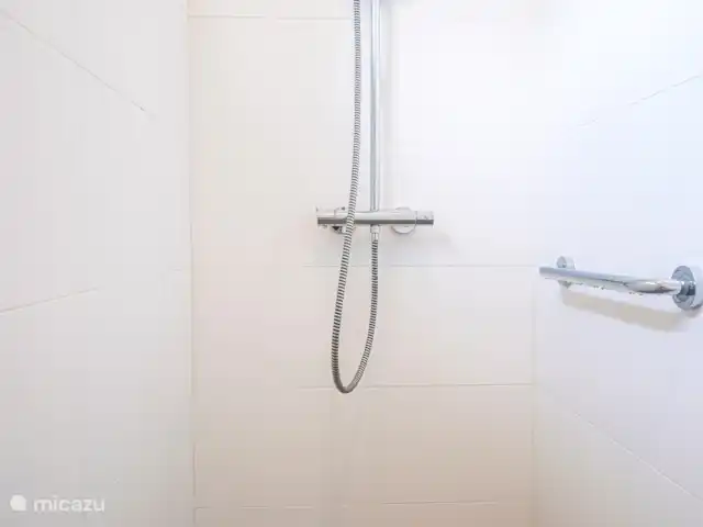 Location de Vacances Aruba, Paradera, Modanza, villa - Villa La Granda Salle de bain 1 avec douche à l'italienne, vasque et WC