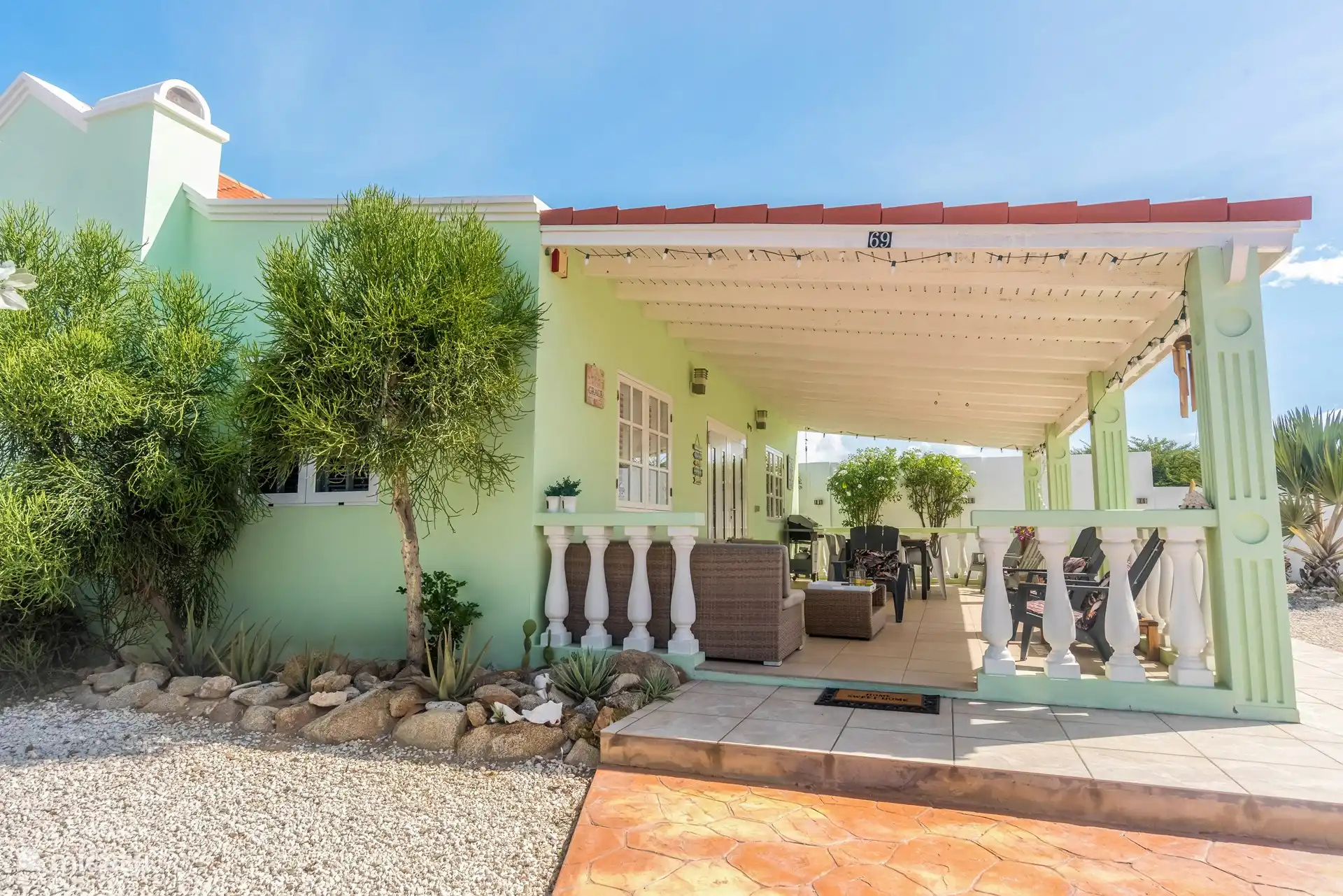 La véranda/porche où souffle une brise fraîche