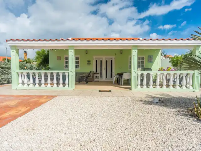 Location de Vacances Aruba, Paradera, Modanza, villa - Villa La Granda Devant notre maison