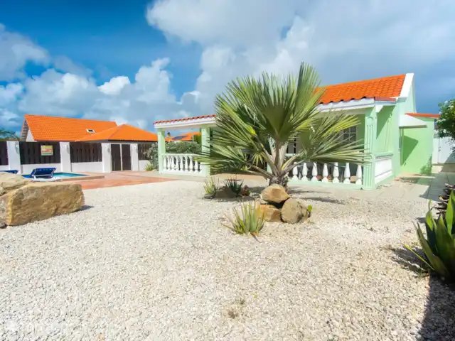 Location de Vacances Aruba, Paradera, Modanza, villa - Villa La Granda Le grand jardin
