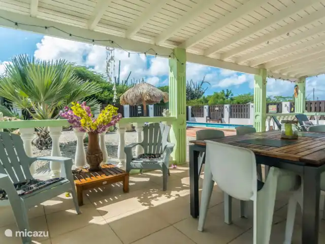 Location de Vacances Aruba, Paradera, Modanza, villa - Villa La Granda La salle à manger